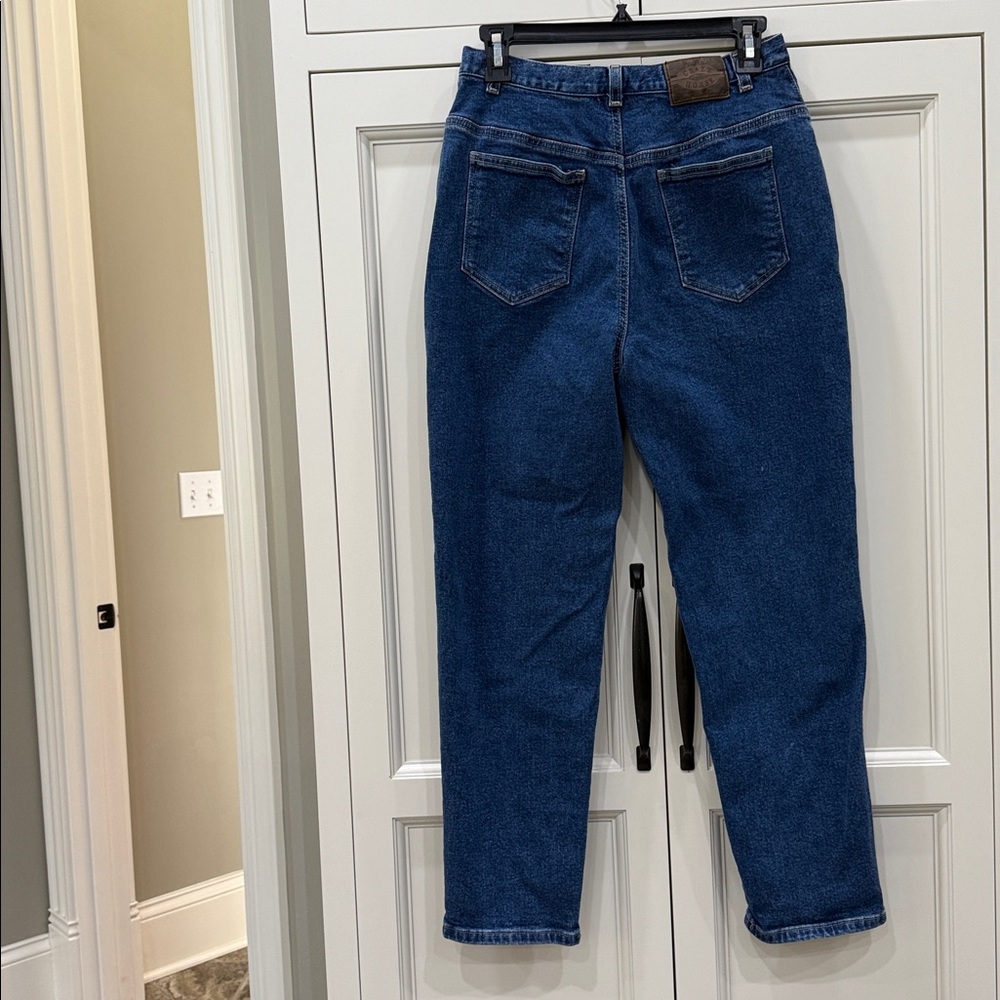 Crazy Horse Denim High Waisted Mom Jeans Size 10 P. Vintage 90’s